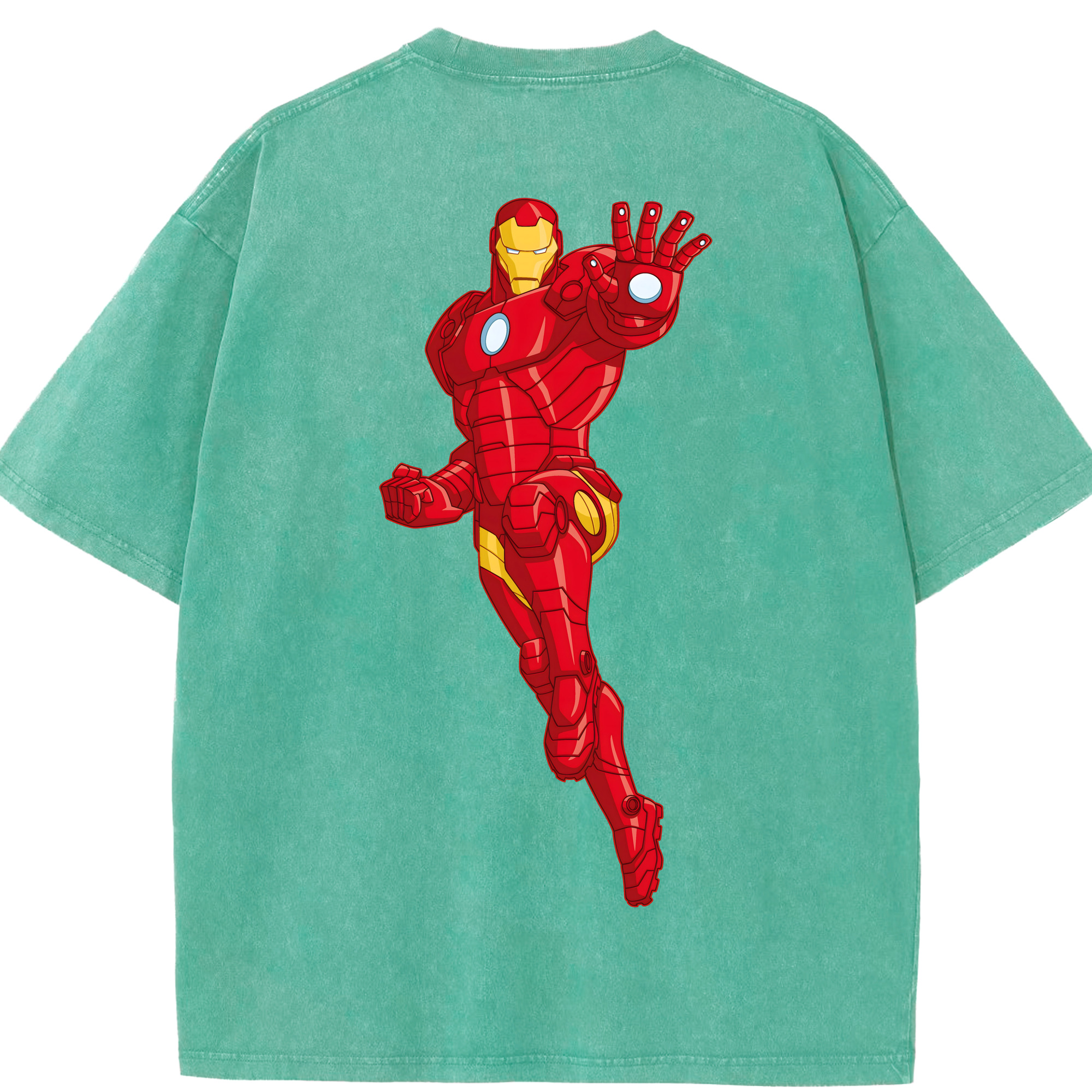 （画像用） アベンジャーズ The Avengers 綿100% ヴィンテージ風 半袖Tシャツ（背面プリント）